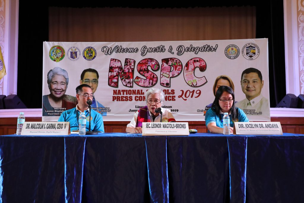 DepEd Opens 2019 National Schools Press Conference | Department Of ...