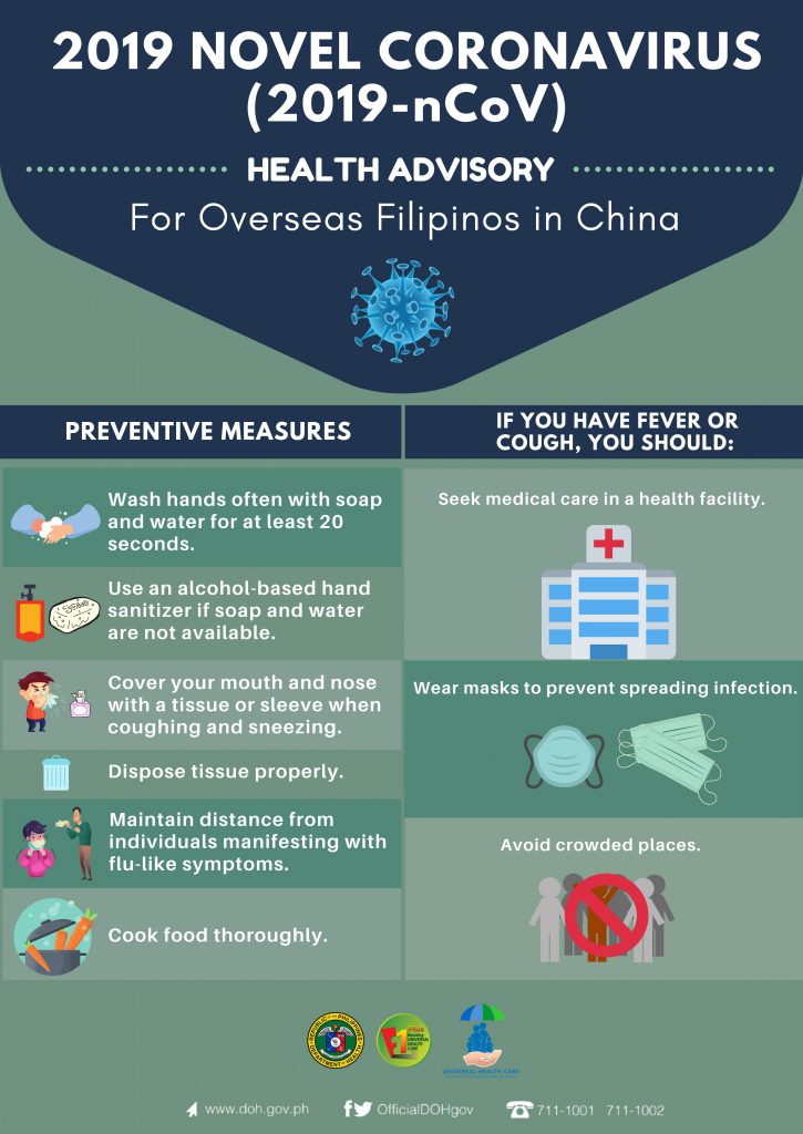 Health Advisory and preventive measures page 2 of 2 | Department of ...