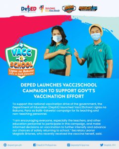 DepEd launches Vacc2School campaign to support gov’t’s vaccination effort