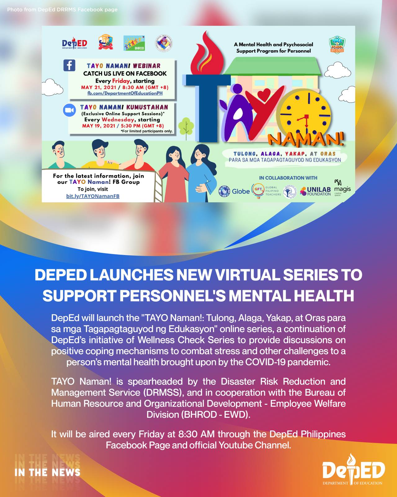 DepEd Launches New Virtual Series To Support Personnel s Mental Health 