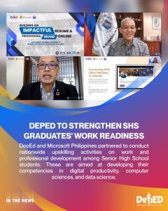 DepEd to strengthen SHS graduates’ work readiness