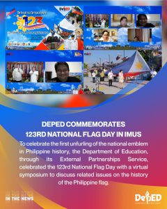 DepEd commemorates 123rd National Flag Day in Imus