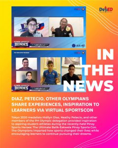 Diaz, Petecio, other Olympians share experiences, inspiration to learners via virtual sportscon