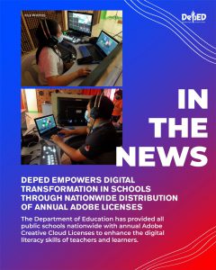 DepEd empowers digital transformation in schools through nationwide distribution of annual Adobe licenses