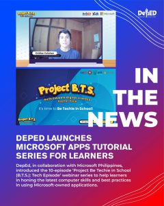 DepEd launches Microsoft apps tutorial series for learners