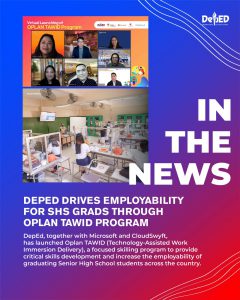 DepEd drives employability for SHS grads through Oplan TAWID Program