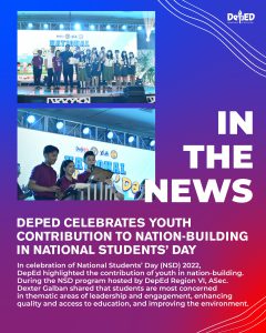 DepEd celebrates youth contribution to nation-building in National Students’ Day