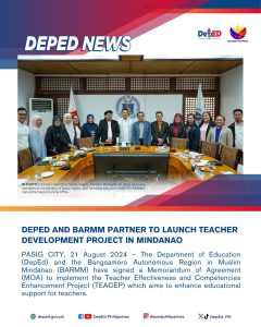 DepEd and BARMM Partner to Launch Teacher Development Project in Mindanao