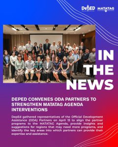 DepEd convenes ODA partners to strengthen MATATAG Agenda interventions