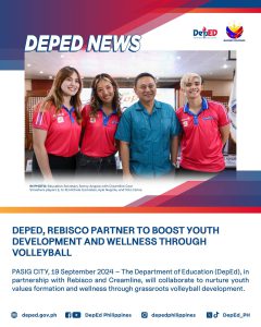 DepEd, Rebisco Partner to Boost Youth Development and Wellness Through Volleyball