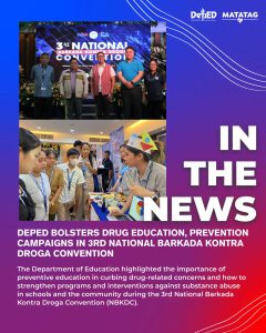 DepEd bolsters drug education, prevention campaigns in 3rd National Barkada Kontra Droga Convention