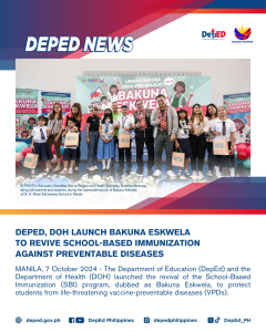 DepEd, DOH launch Bakuna Eskwela to revive School-Based Immunization against preventable diseases