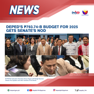 DepEd’s P793.74-B budget for 2025 gets Senate’s nod