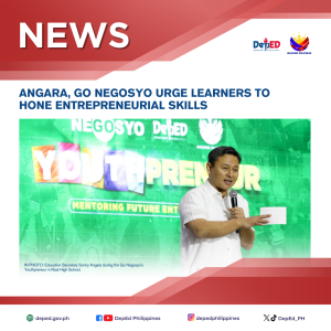 Angara, Go Negosyo urge learners to hone entrepreneurial skills