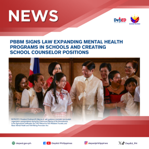 PBBM signs law expanding mental health programs in schools and creating school counselor positions