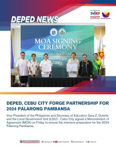 DepEd, Cebu City forge partnership for 2024 Palarong Pambansa